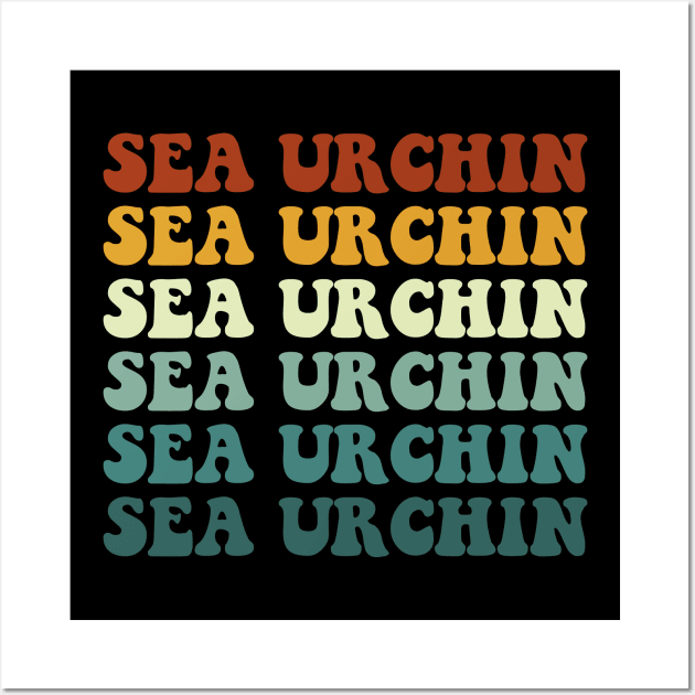 Sea urchin Repetation Funny & humor Sea urchins Cute & Cool Art Design Lovers Wall Art by zyononzy